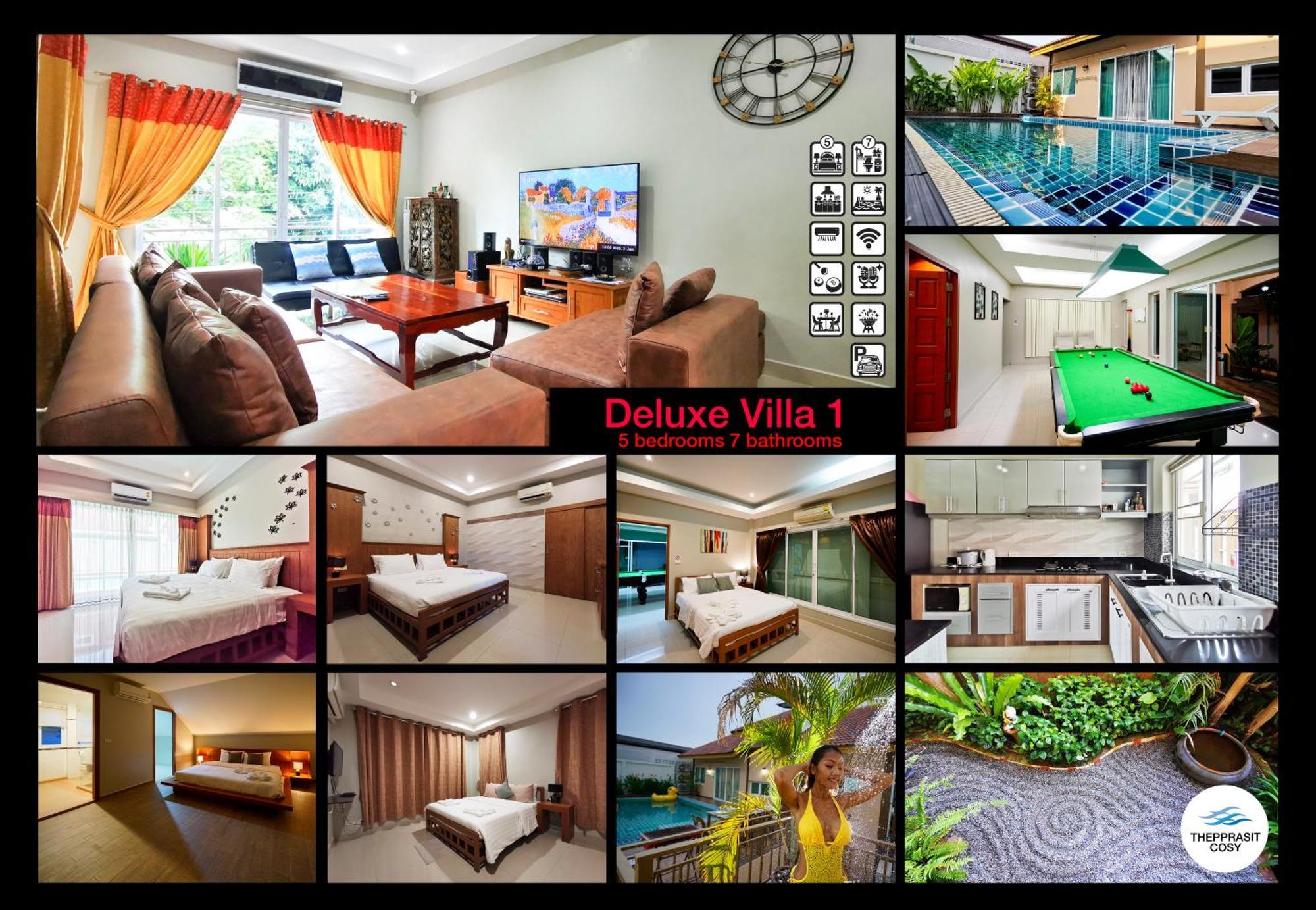 Villa Thepprasit Cosy Jomtien Beach Exterior foto